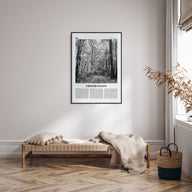 Chester County Travel B&W Poster