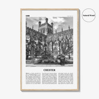 Chester Print Black and White No 1, Chester Wall Art, Chester Poster, Chester Photo, Cheshire Print, England, UK, United Kingdom, Europe