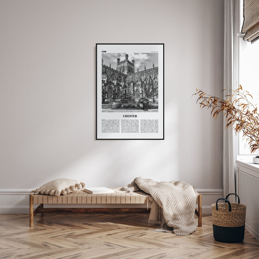 Chester Travel B&W No 1 Poster