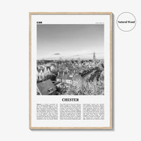 Chester Print Black and White No 2, Chester Wall Art, Chester Poster, Chester Photo, Cheshire Print, England, UK, United Kingdom, Europe