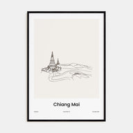 Chiang Mai Drawn Poster