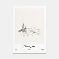 Chiang Mai Drawn Poster