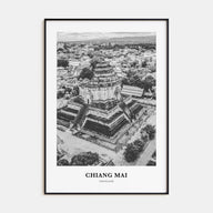 Chiang Mai Portrait B&W Poster