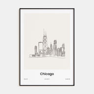 Chicago Drawn Poster