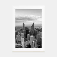 Chicago Photo B&W No 1 Poster