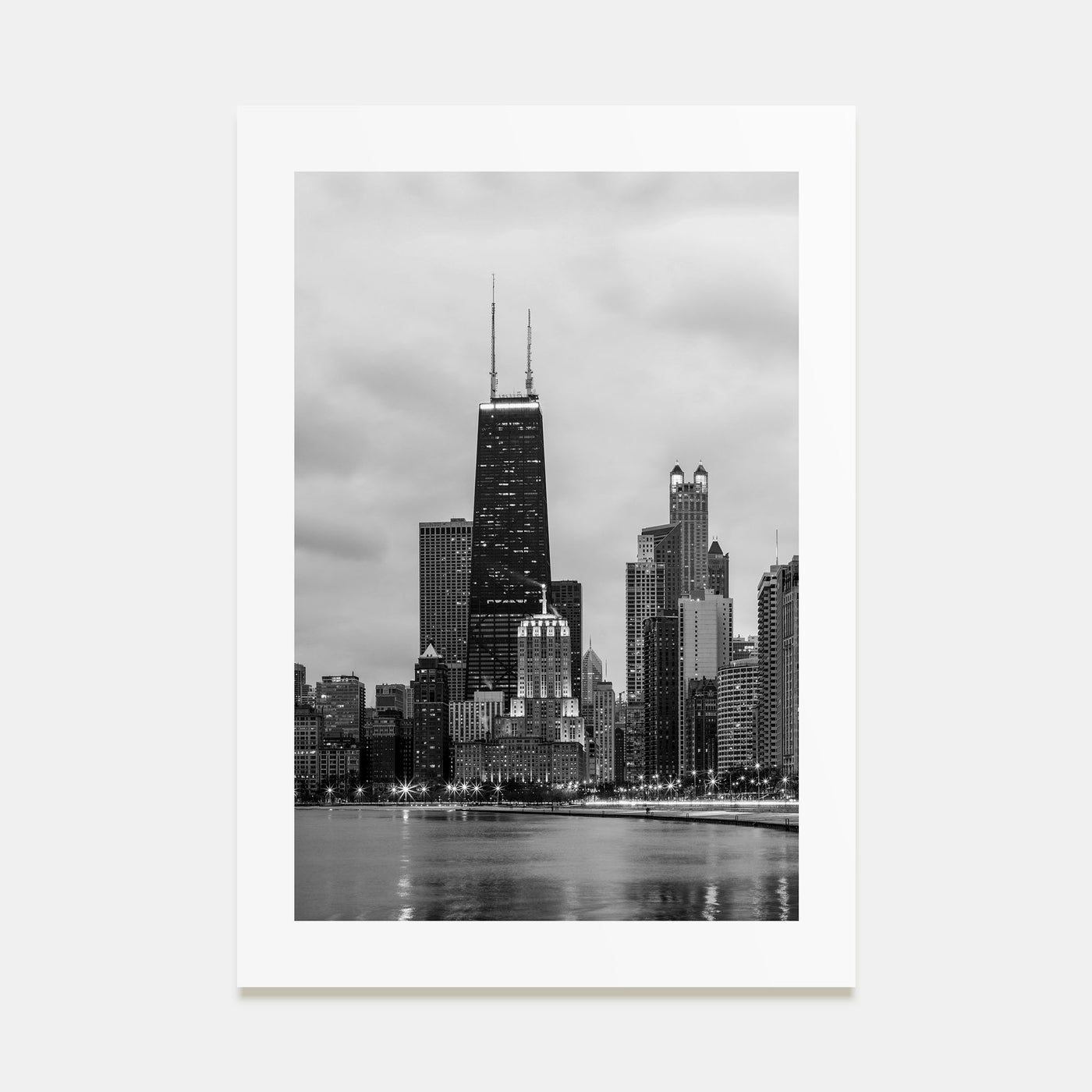 Chicago Photo B&W No 2 Poster