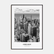 Chicago Portrait B&W No 3 Poster