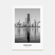 Chicago Portrait B&W No 4 Poster