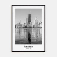 Chicago Portrait B&W No 4 Poster