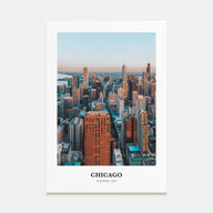 Chicago Portrait Color No 2 Poster