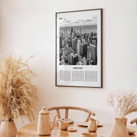 Chicago Print Black and White No 1, Chicago Wall Art, Chicago Poster, Chicago Photo, Chicago Decor, Illinois, USA, United States