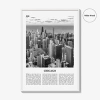 Chicago Print Black and White No 1, Chicago Wall Art, Chicago Poster, Chicago Photo, Chicago Decor, Illinois, USA, United States