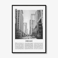 Chicago Print Black and White No 3, Chicago Wall Art, Chicago Poster, Chicago Photo, Chicago Decor, Illinois, USA, United States
