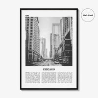 Chicago Print Black and White No 3, Chicago Wall Art, Chicago Poster, Chicago Photo, Chicago Decor, Illinois, USA, United States