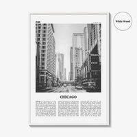Chicago Print Black and White No 3, Chicago Wall Art, Chicago Poster, Chicago Photo, Chicago Decor, Illinois, USA, United States