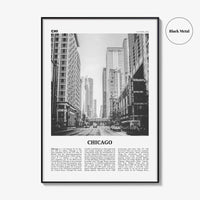 Chicago Print Black and White No 3, Chicago Wall Art, Chicago Poster, Chicago Photo, Chicago Decor, Illinois, USA, United States