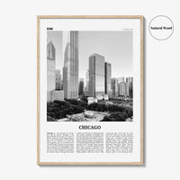 Chicago Print Black and White No 4, Chicago Wall Art, Chicago Poster, Chicago Photo, Chicago Decor, Illinois, USA, United States