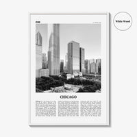 Chicago Print Black and White No 4, Chicago Wall Art, Chicago Poster, Chicago Photo, Chicago Decor, Illinois, USA, United States