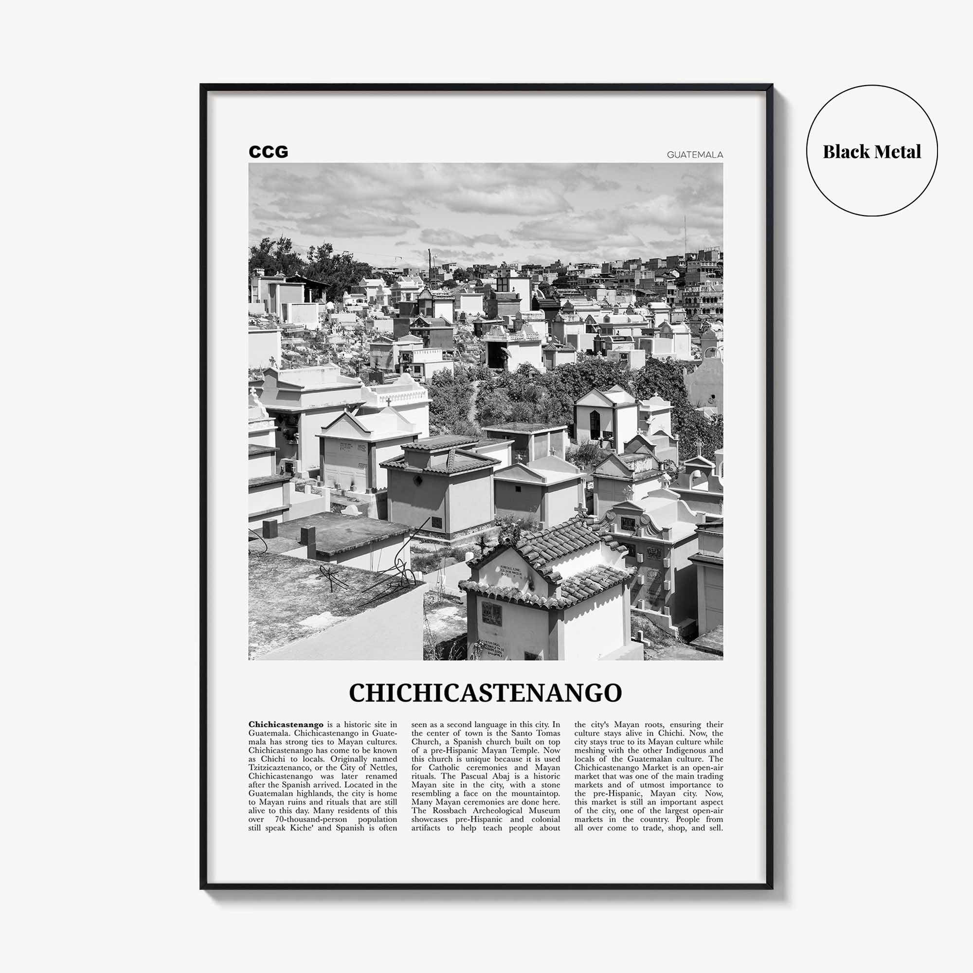 Chichicastenango Print Black and White, Chichicastenango Wall Art, Chichicastenango Poster, Chichicastenango Photo, Guatemala
