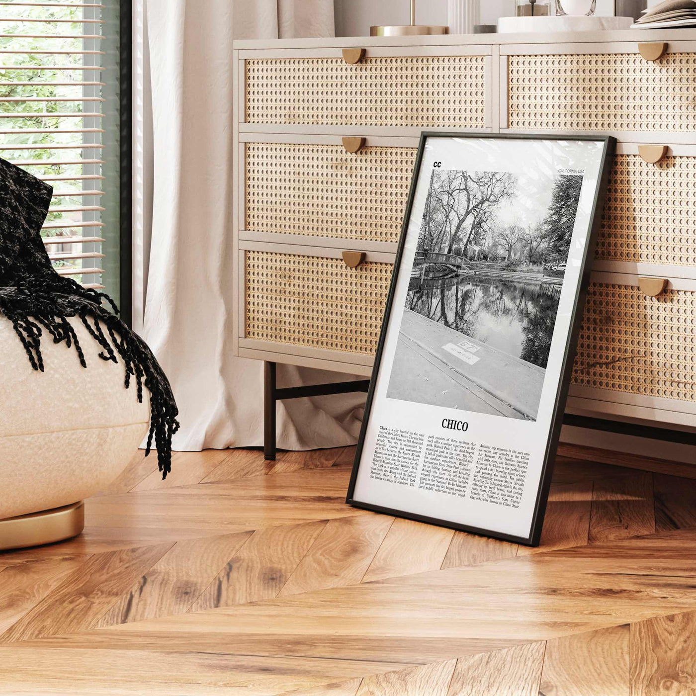 Chico Print Black and White, Chico Wall Art, Chico Poster, Chico Photo, Chico Wall Décor, California, USA, United States