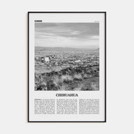 Chihuahua Travel B&W Poster