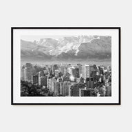 Chile Landscape B&W Poster