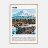 Chile Travel Color Poster
