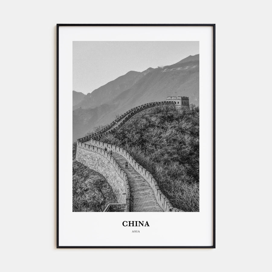 China Portrait B&W No 3 Poster