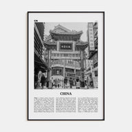 China Travel B&W No 3 Poster