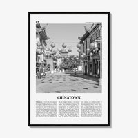 Chinatown Print Black and White Los Angeles, Chinatown Wall Art, Chinatown Poster, Chinatown Photo, Chinatown Wall Décor, California, USA