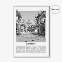 Chinatown Print Black and White Los Angeles, Chinatown Wall Art, Chinatown Poster, Chinatown Photo, Chinatown Wall Décor, California, USA