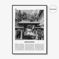 Chinatown Print Black and White San Francisco, Chinatown Wall Art, Chinatown Poster, Chinatown Photo, Chinatown Wall Décor, California, USA