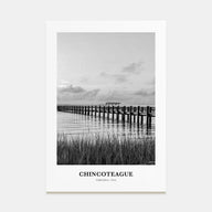 Chincoteague Portrait B&W Poster