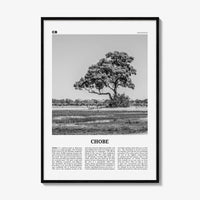 Chobe National Park Print Black and White, Chobe Wall Art, Chobe Poster, Chobe Photo, Chobe Wall Décor, Chobe Map, Botswana