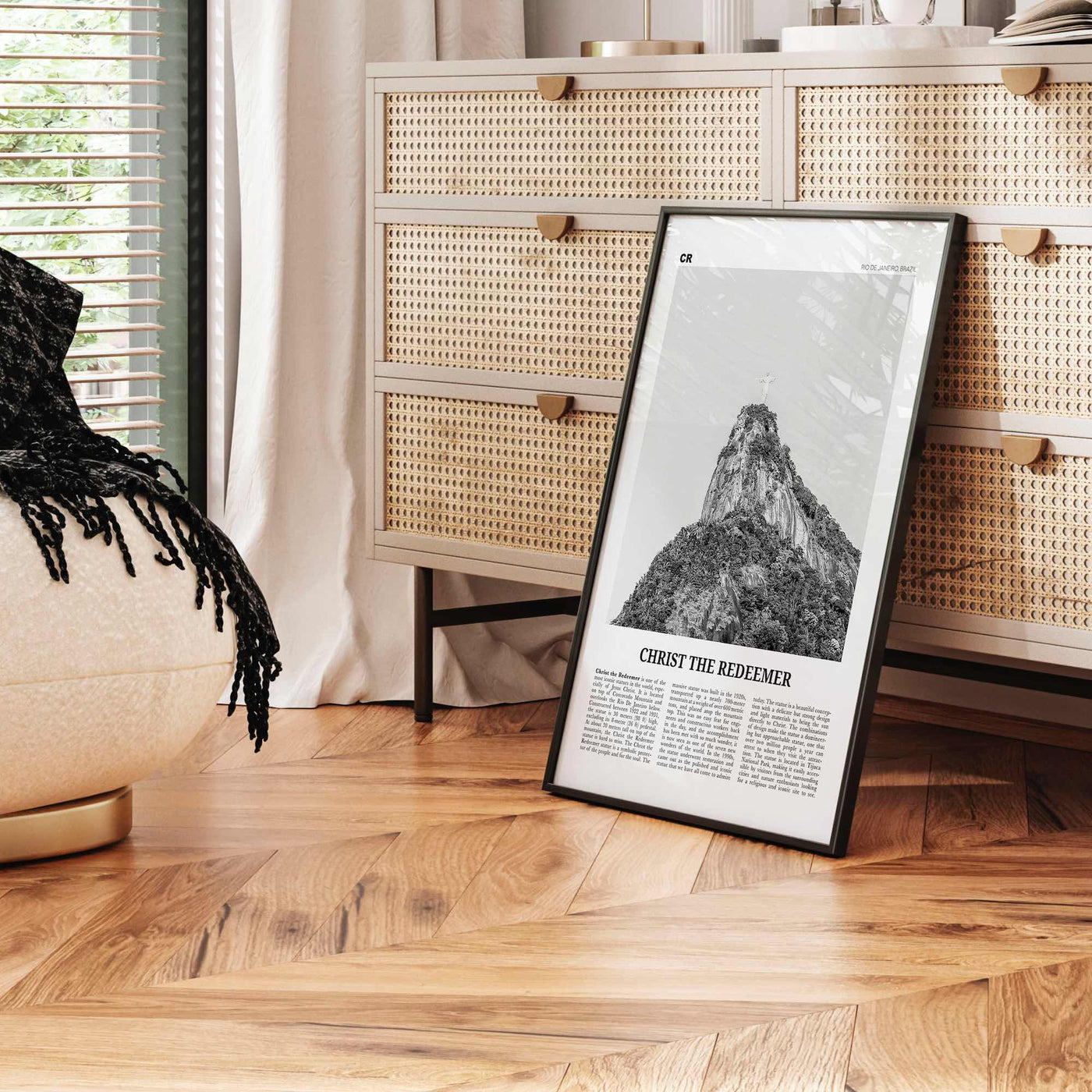 Christ the Redeemer Print Black and White, Christ the Redeemer Wall Art, Christ Poster, Christ the Redeemer Photo, Rio de Janeiro, Brazil