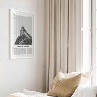 Christ the Redeemer Print Black and White, Christ the Redeemer Wall Art, Christ Poster, Christ the Redeemer Photo, Rio de Janeiro, Brazil