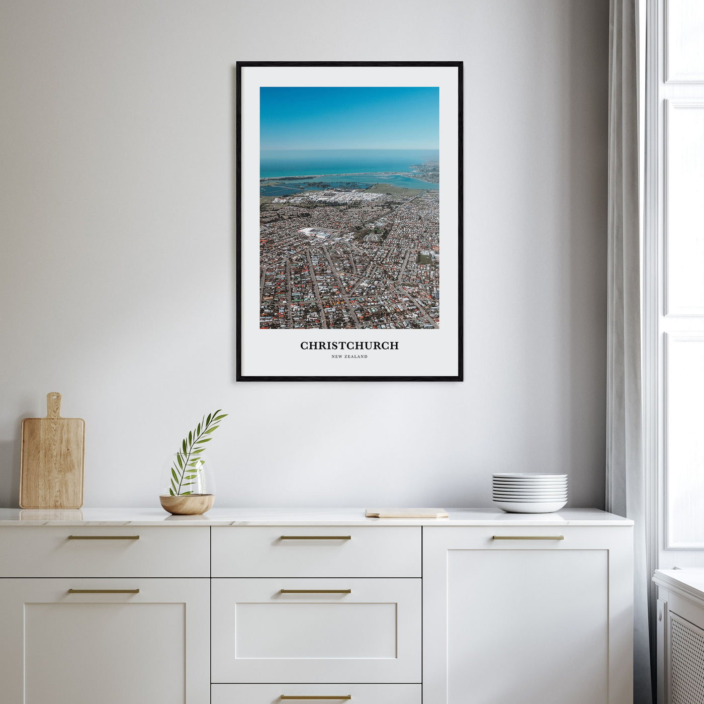 Christchurch Portrait Color Poster