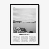 Christchurch Print Black and White No 1, Christchurch Wall Art, Christchurch Poster, Christchurch Photo, New Zealand Poster Print