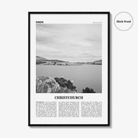 Christchurch Print Black and White No 1, Christchurch Wall Art, Christchurch Poster, Christchurch Photo, New Zealand Poster Print