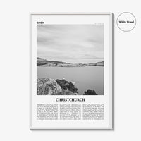 Christchurch Print Black and White No 1, Christchurch Wall Art, Christchurch Poster, Christchurch Photo, New Zealand Poster Print