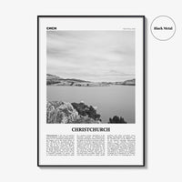Christchurch Print Black and White No 1, Christchurch Wall Art, Christchurch Poster, Christchurch Photo, New Zealand Poster Print