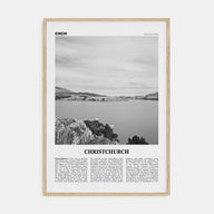 Christchurch Travel B&W No 1 Poster