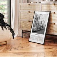 Cienfuegos Print Black and White, Cienfuegos Wall Art, Cienfuegos Poster, Cienfuegos Photo, Cienfuegos Wall Décor, Cienfuegos Map, Cuba