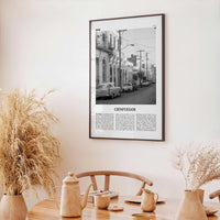 Cienfuegos Print Black and White, Cienfuegos Wall Art, Cienfuegos Poster, Cienfuegos Photo, Cienfuegos Wall Décor, Cienfuegos Map, Cuba
