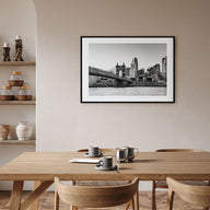 Cincinnati Landscape B&W Poster