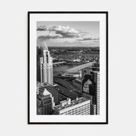 Cincinnati Photo B&W No 1 Poster