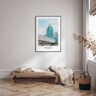 Cincinnati Portrait Color No 1 Poster