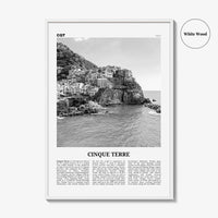 Cinque Terre Print Black and White No 1, Cinque Terre Wall Art, Cinque Terre Poster, Cinque Terre Photo, Italy, Italia, Liguria La Spezia
