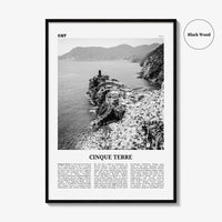 Cinque Terre Print Black and White No 2, Cinque Terre Wall Art, Cinque Terre Poster, Cinque Terre Photo, Italy, Liguria La Spezia