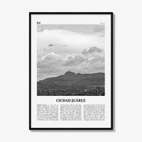 Ciudad Juarez Print Black and White, Ciudad Juárez Wall Art, Ciudad Juárez Poster, Ciudad Juárez Photo, Ciudad Juárez Décor, Mexico